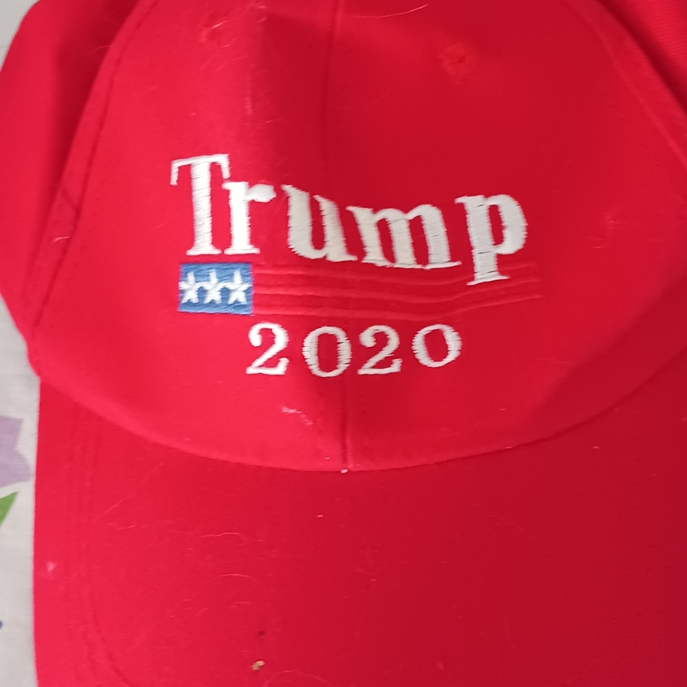 Trump hat from 20 20 and a pair of socks